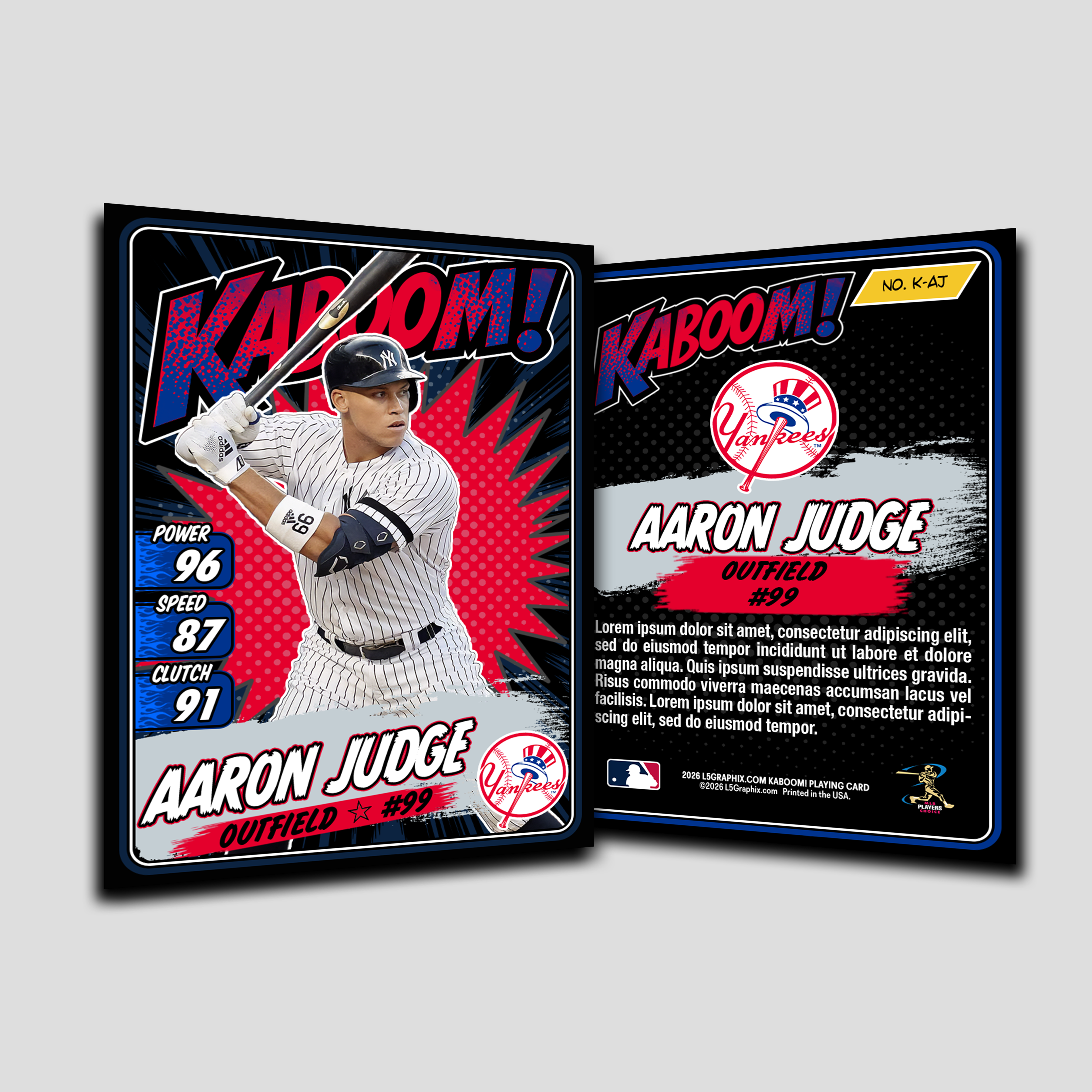 Premium Baseball Trading Cards – L5 Graphix