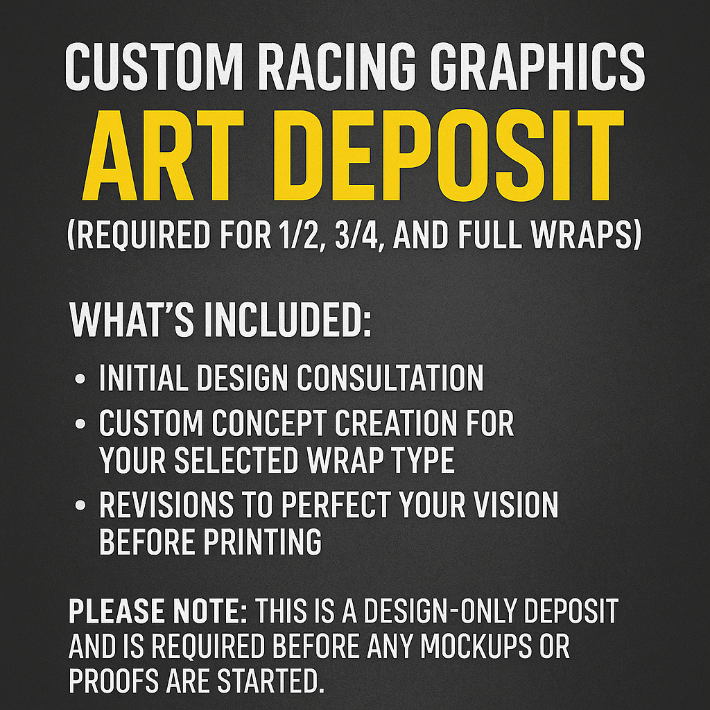 Custom Graphics Art Deposit