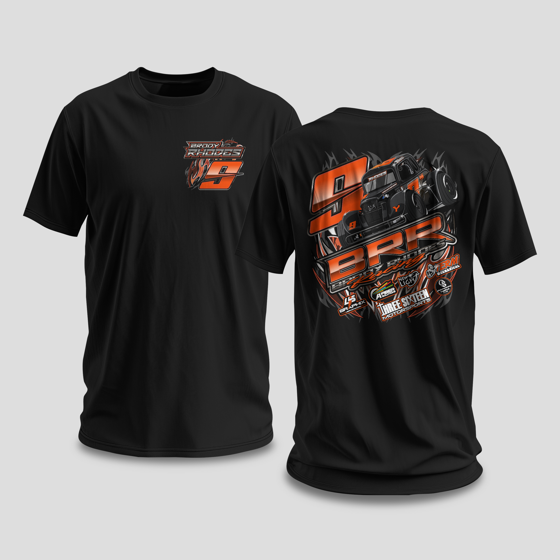 2025 Brody Rhodes Racing T-Shirt – L5 Graphix