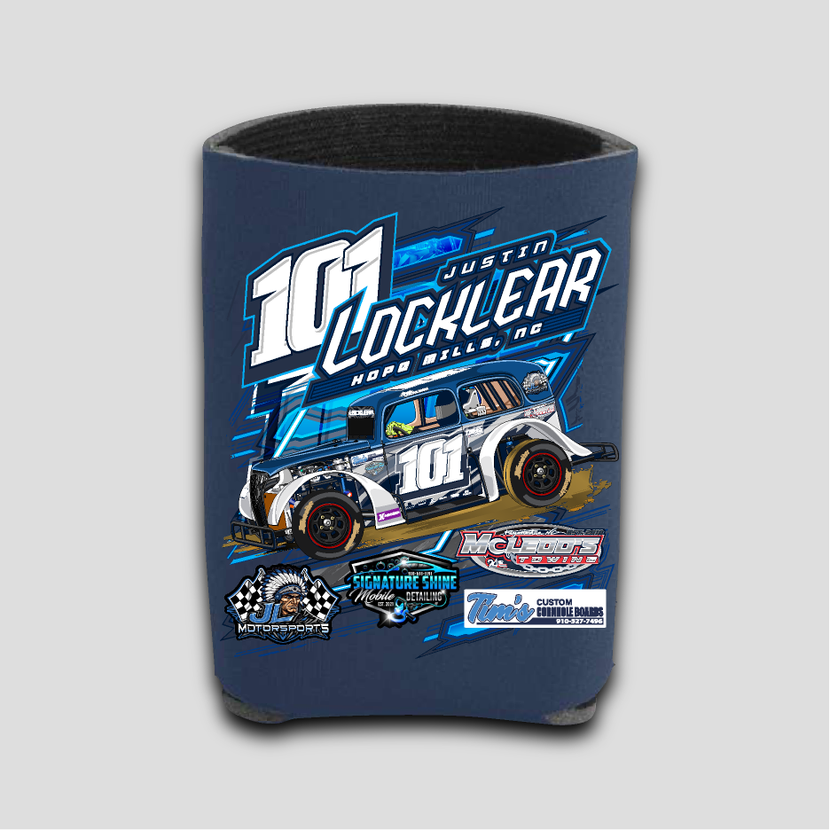 JL Motorsports Koozie