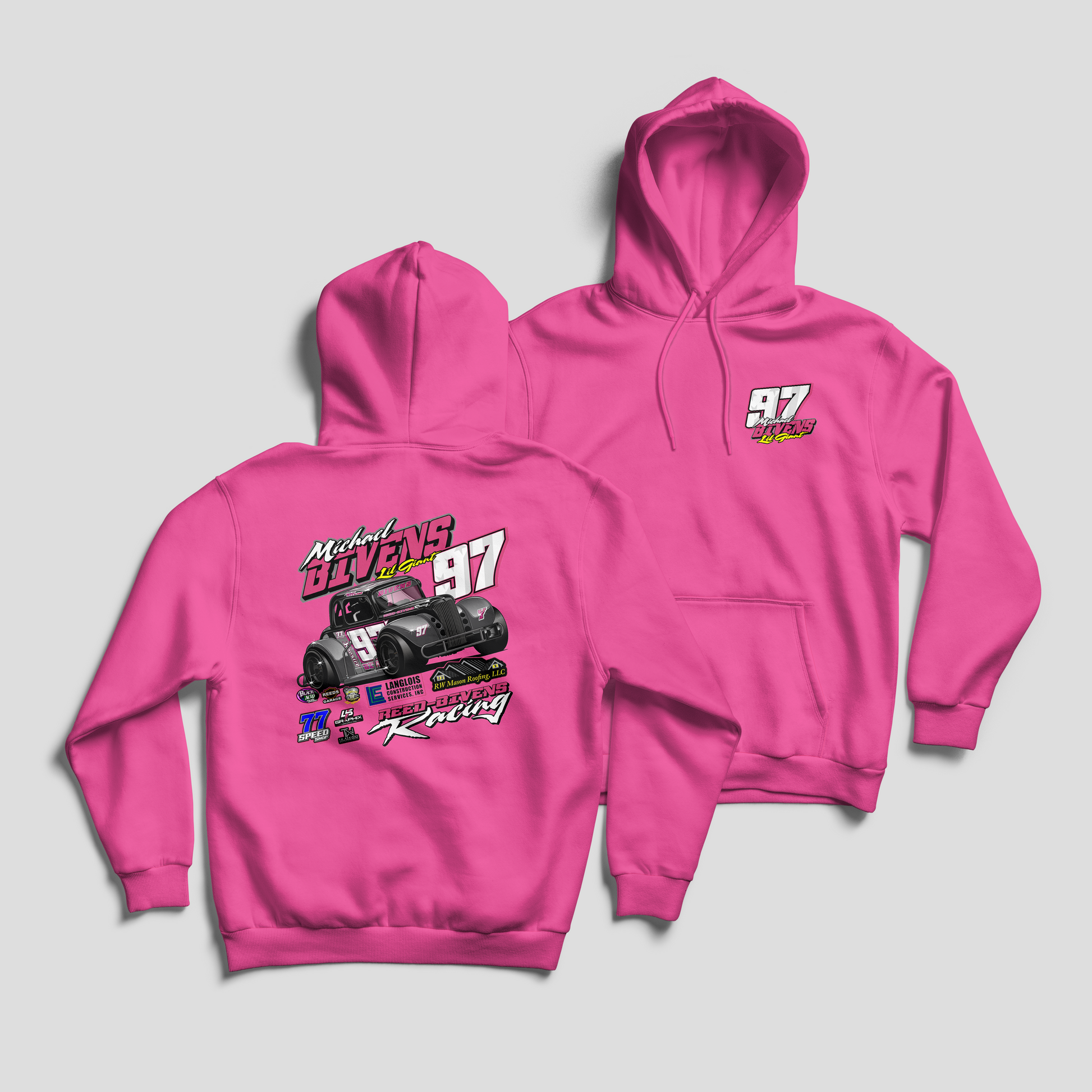 2025 Pink Michael Bivens Hoodie
