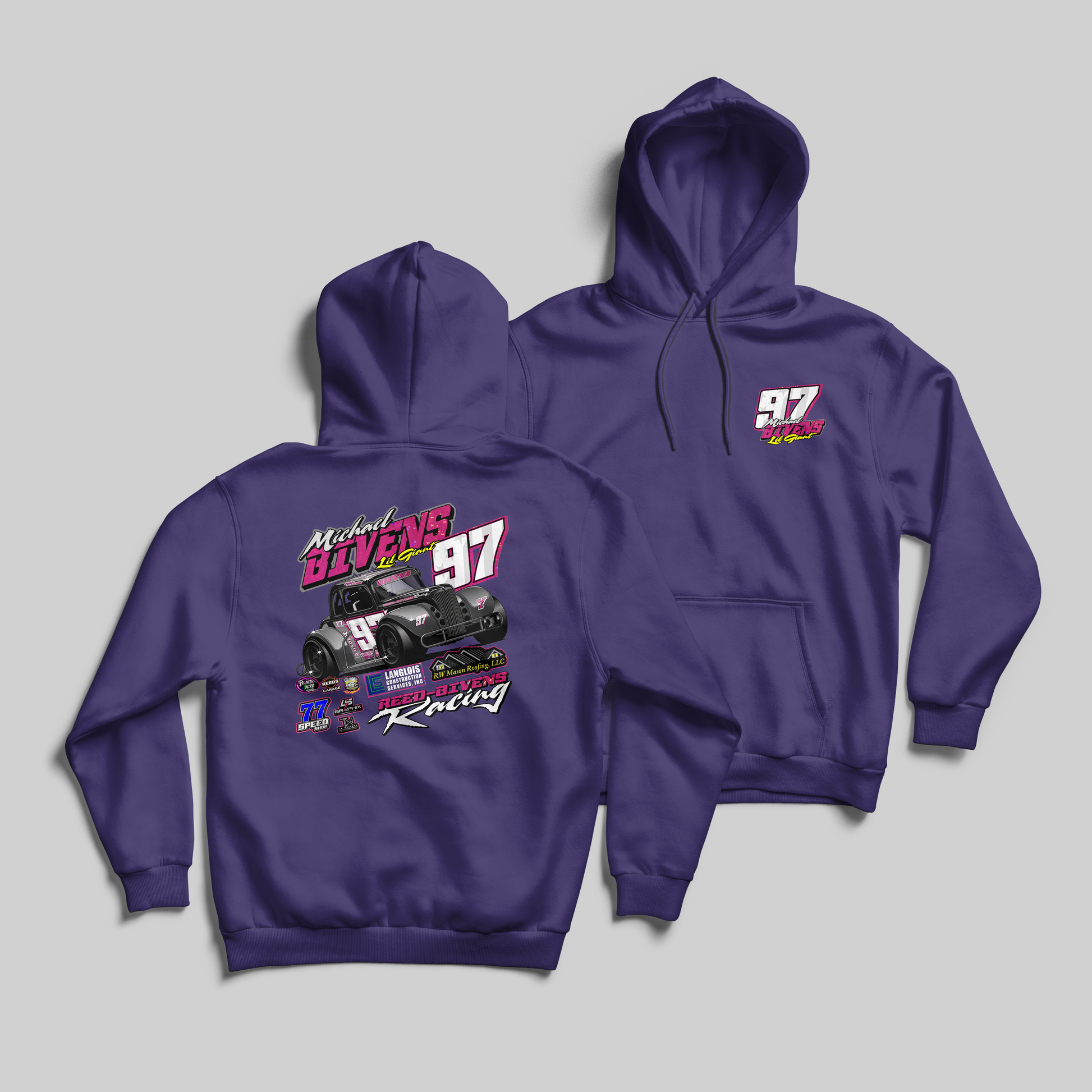 2025 Pink Michael Bivens Hoodie