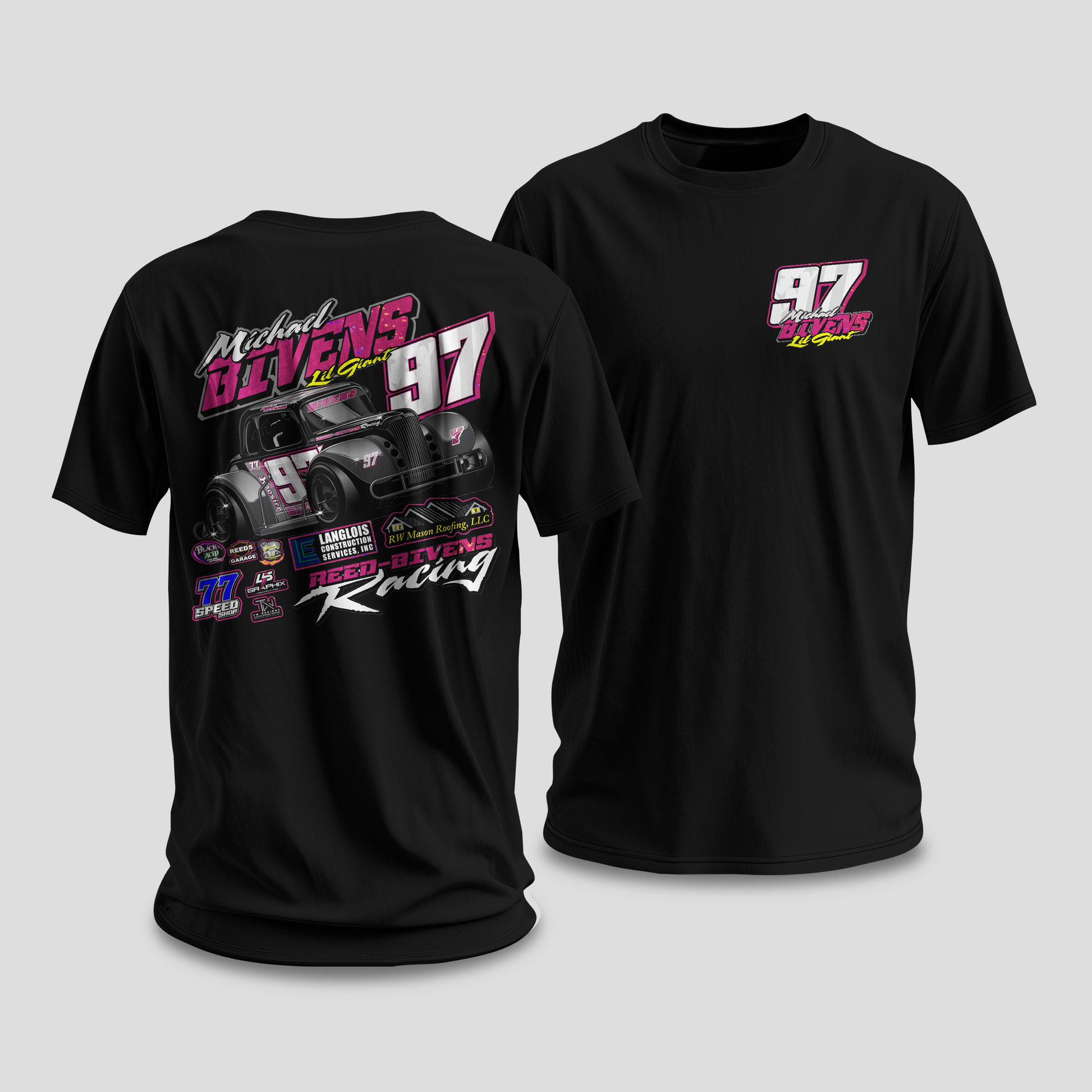 2025 Pink Michael Bivens T-Shirt