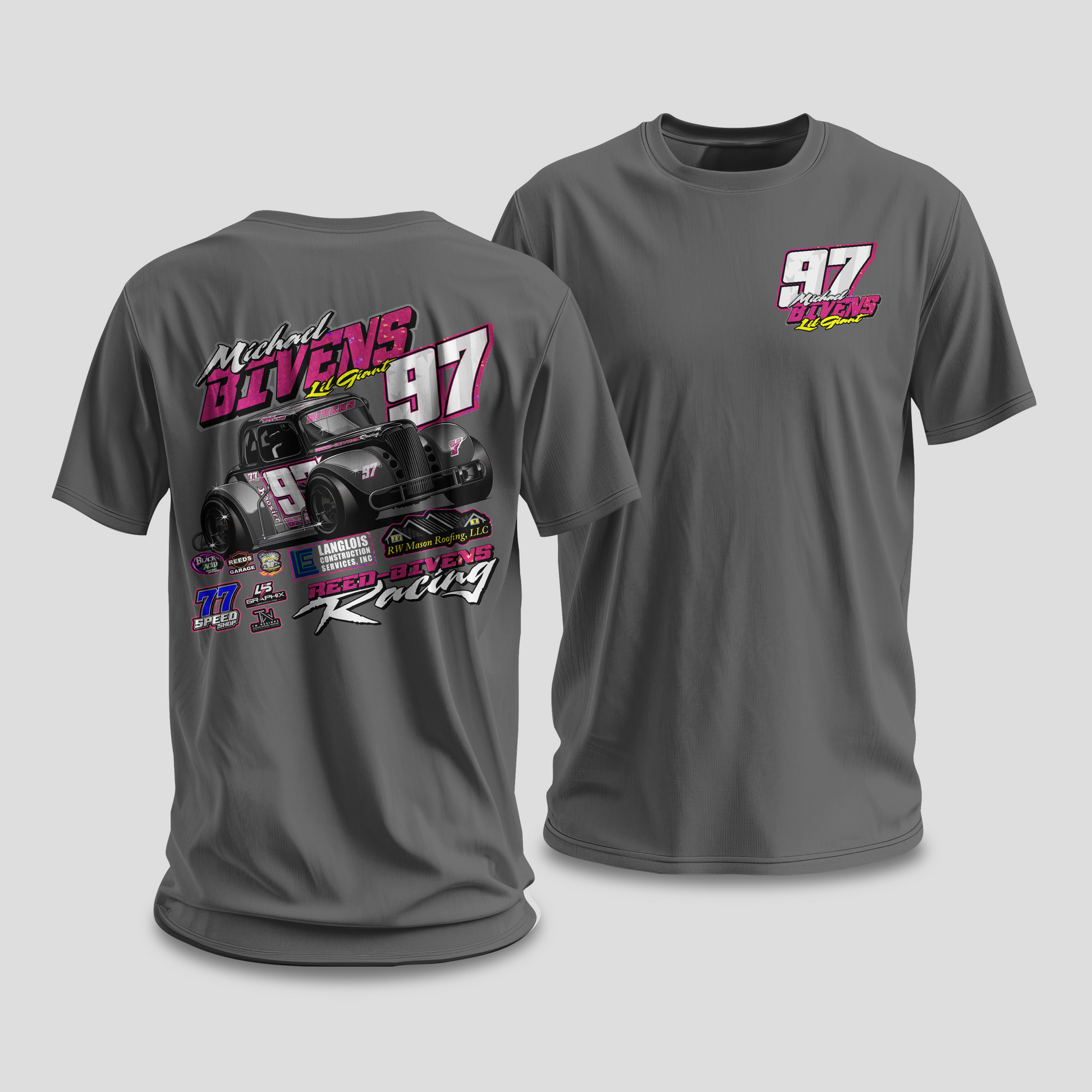 2025 Pink Michael Bivens T-Shirt