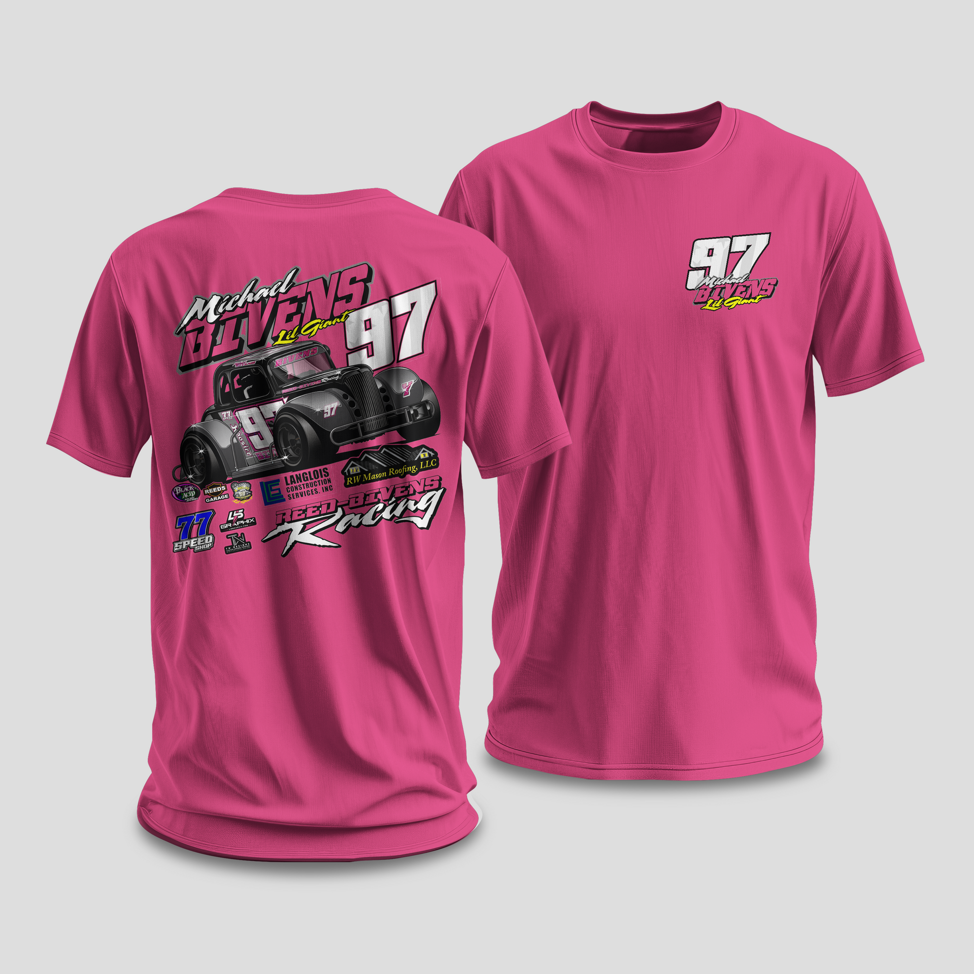 2025 Pink Michael Bivens T-Shirt