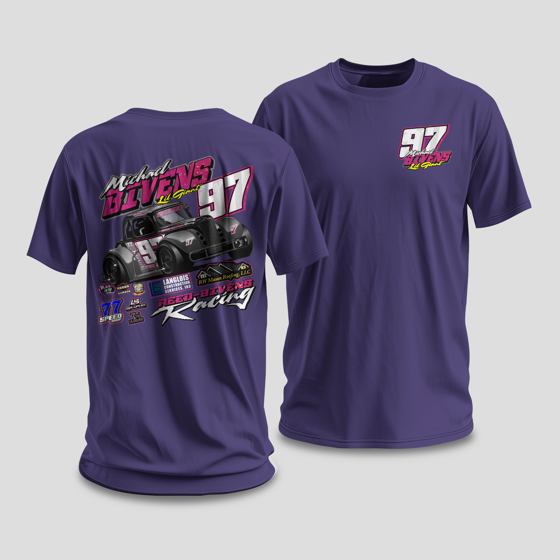 2025 Pink Michael Bivens T-Shirt