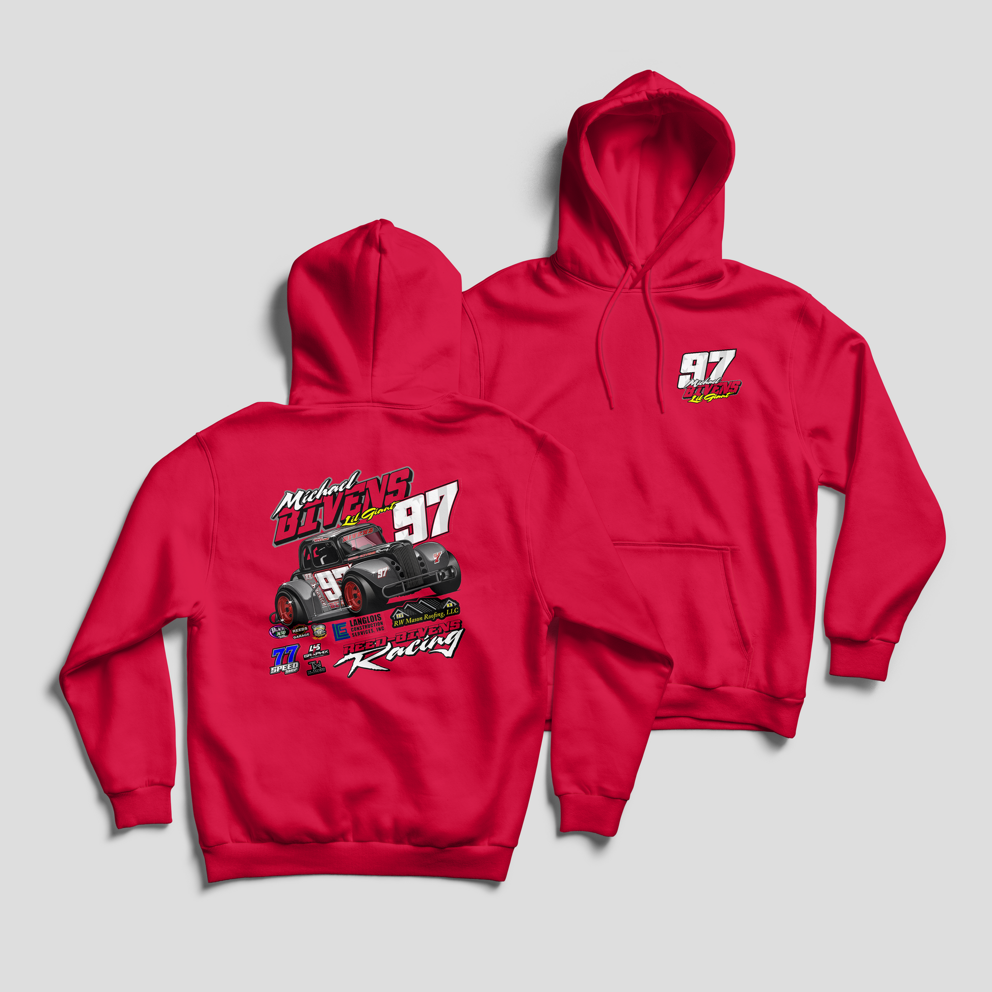 2025 Red Michael Bivens Hoodie