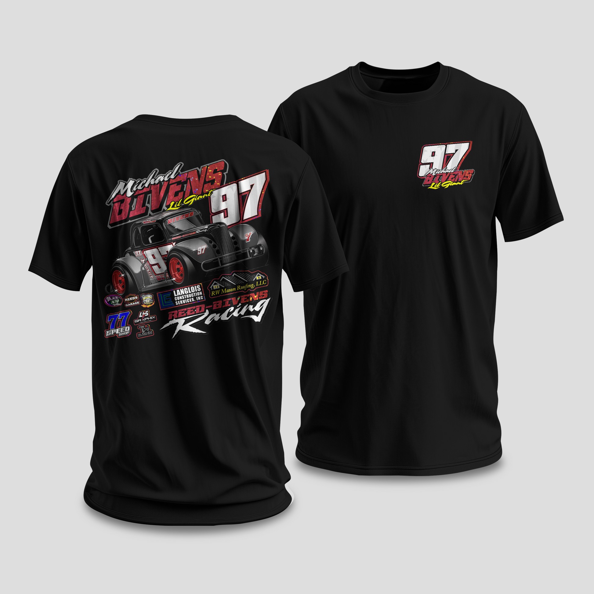 2025 Red Michael Bivens T-Shirt