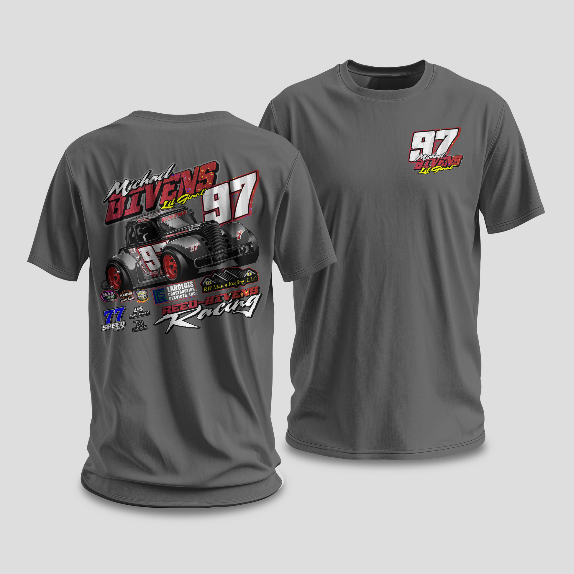 2025 Red Michael Bivens T-Shirt