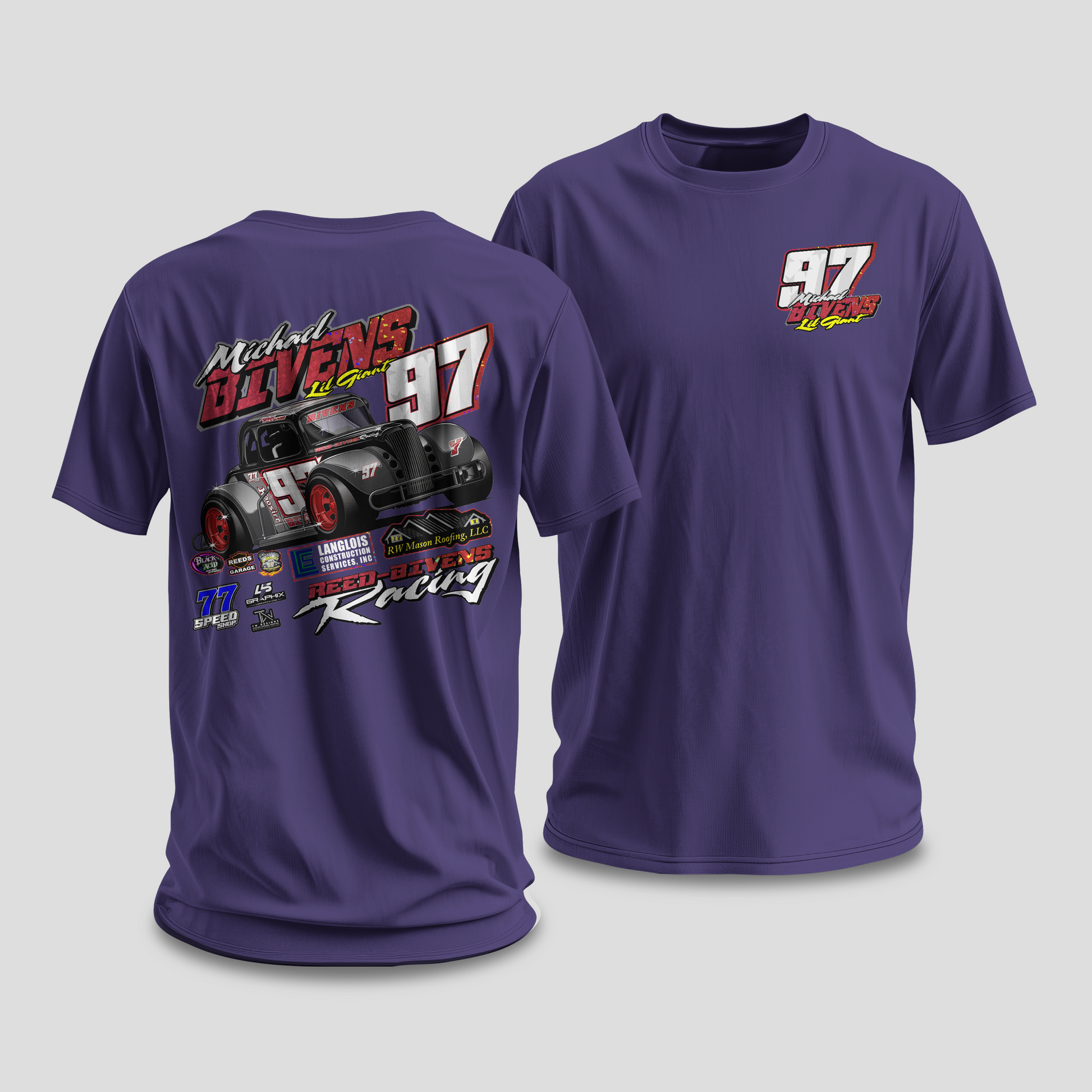 2025 Red Michael Bivens T-Shirt