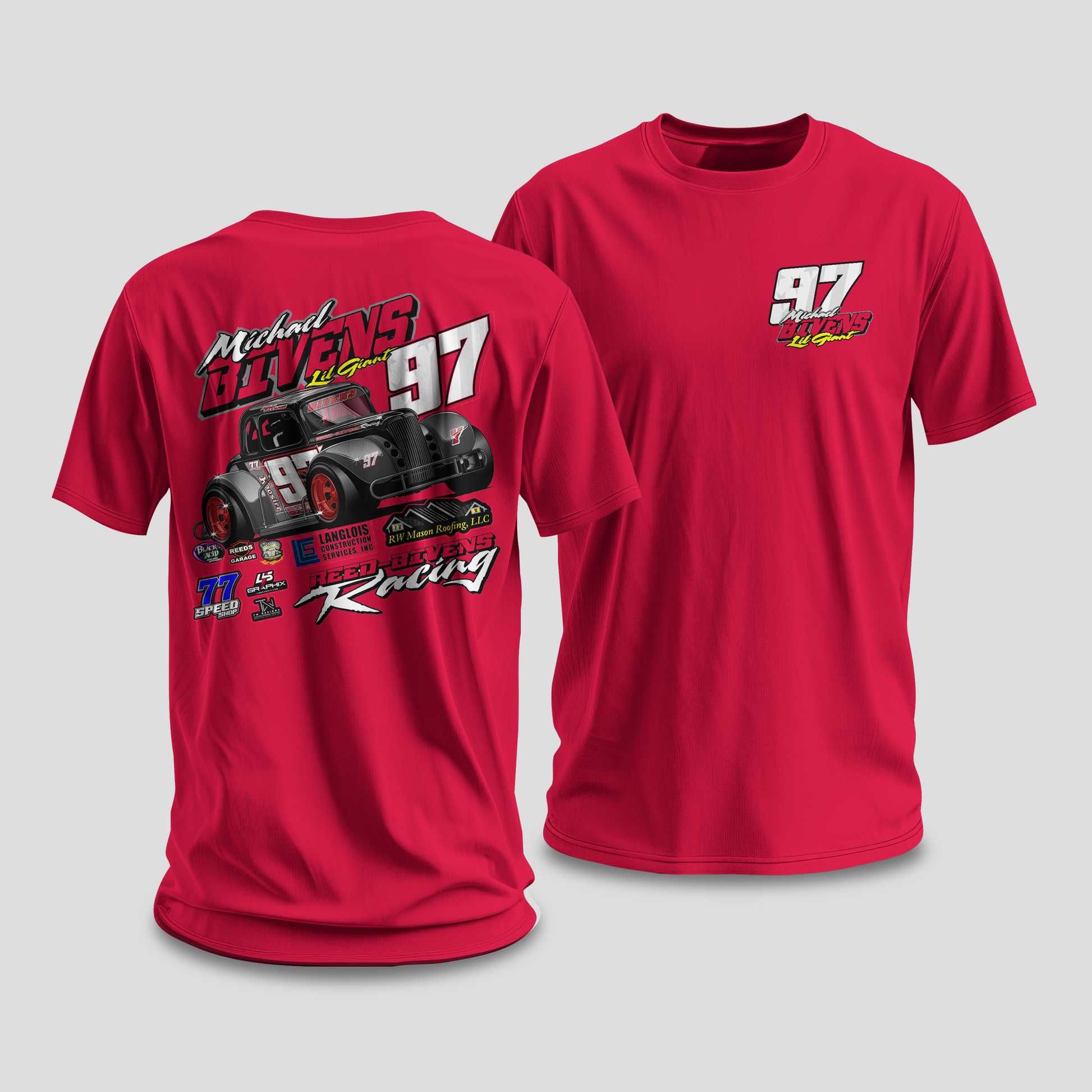 2025 Red Michael Bivens T-Shirt